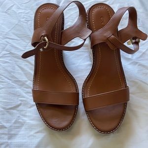 Coach size 8.5 Wedges sandals